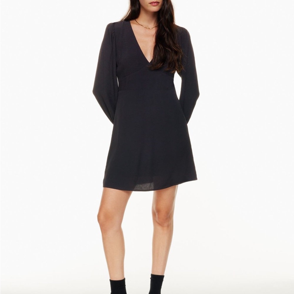 NWT Aritzia Grayson Black Mini Dress